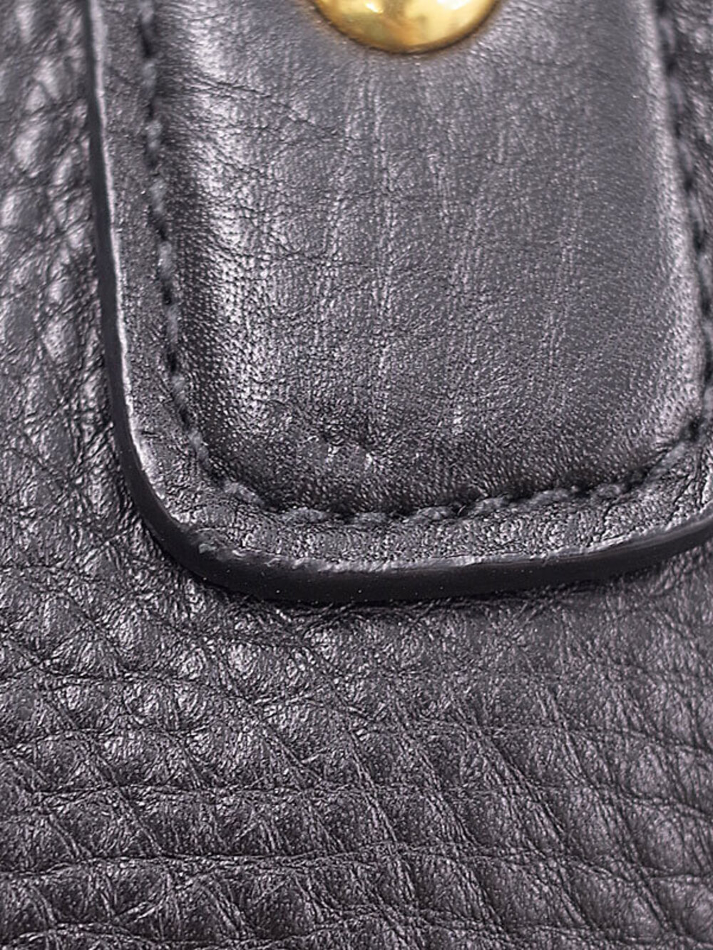 Prada tote Vitello 2WAY shopping bag Daino leather Black - Picture 9 of 9